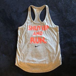 Nike racer back tank